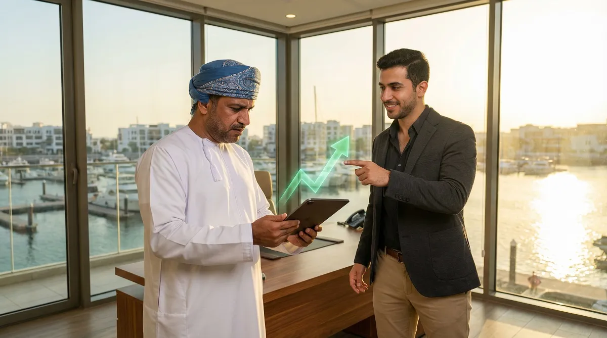 تحليل سيو عقارات الموج في مسقط لرفع ترتيب جوجل وزيادة العملاء المحتملين