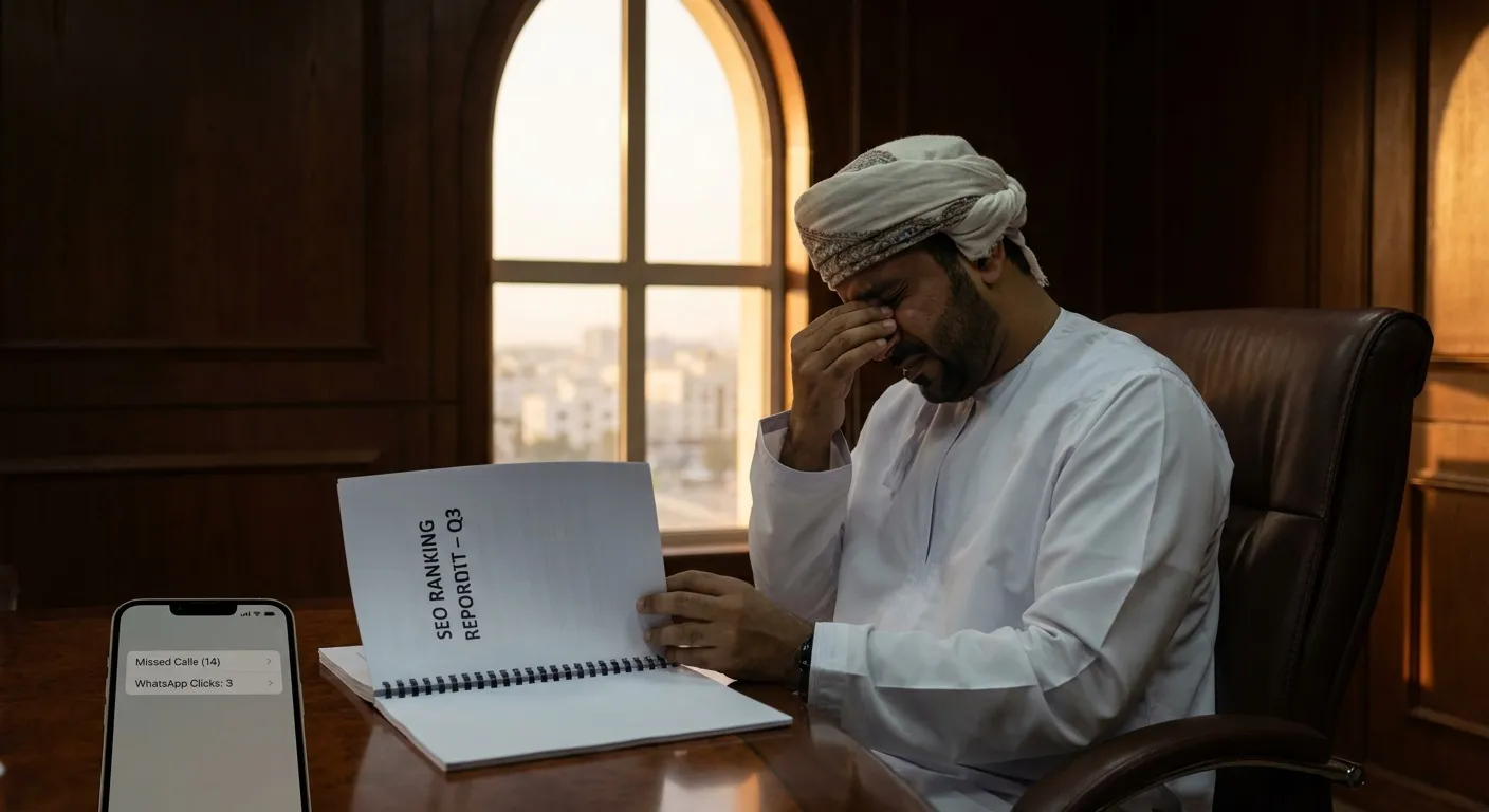 SEO Muscat Oman avoiding ranking-only reports and focusing on inquiries