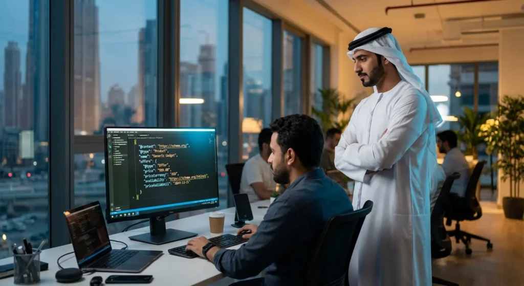 Schema العروض الموسمية Product وOffer لتحسين سيو الجمعة البيضاء في الخليج