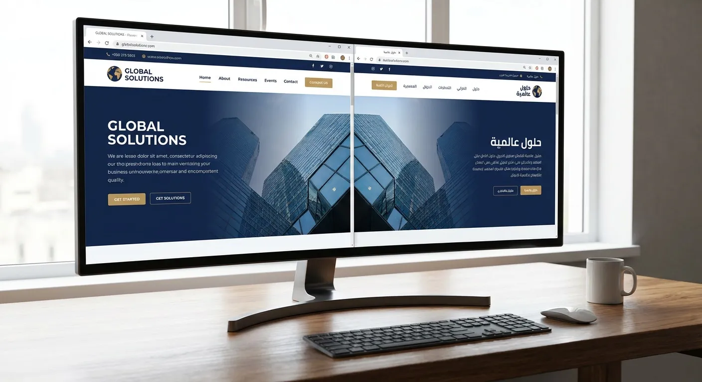 bilingual website design in muscat