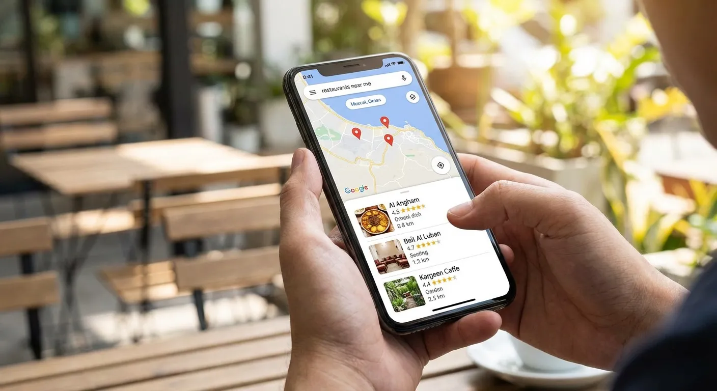 restaurant digital marketing in Muscat