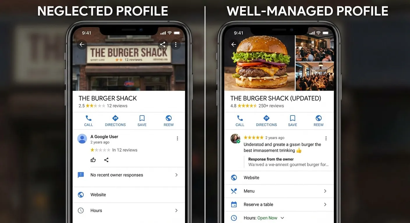 restaurant google business profile audit in Muscat