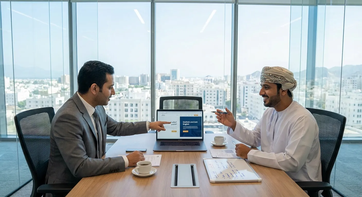 arabic web design agency muscat