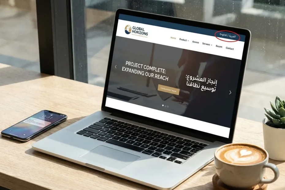 Bilingual Web Design in Middle East